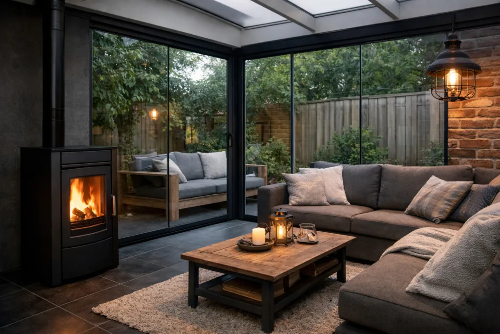 Pelletkachel plaatsen in een veranda of overkapping: slim verwarmen met maximaal rendement