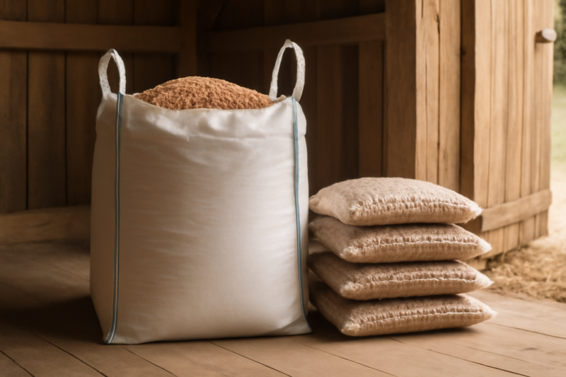 Pellets bulk kopen bigbag: voordelen ten opzichte van zakken