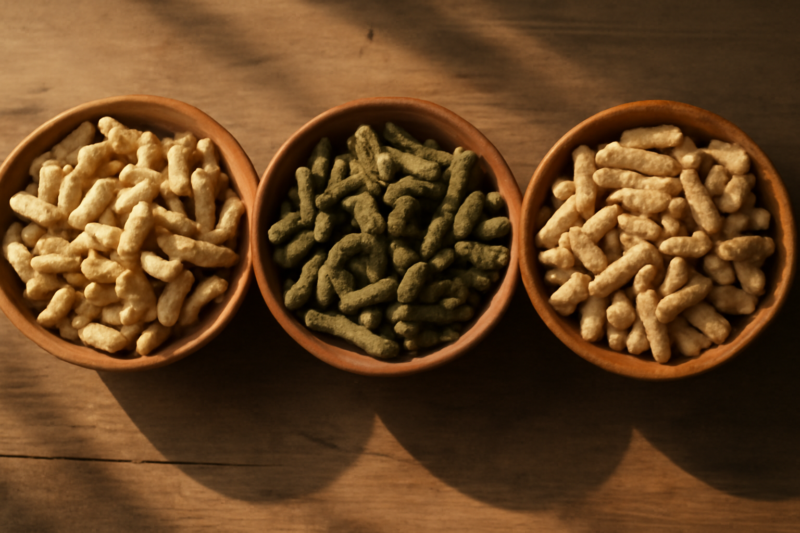 Alternatieve pellets in een pelletkachel: grassen, stro en zaden vergeleken