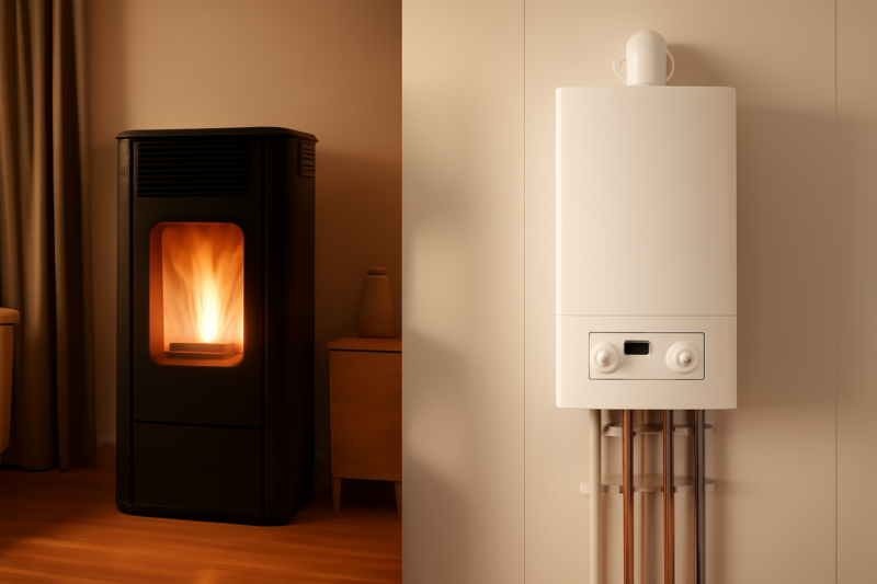 Pelletkachel vs gasketel: kosten, comfort en CO₂-uitstoot vergeleken
